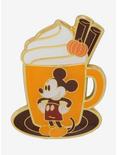 Loungefly Disney Mickey Mouse Pumpkin Spice Latte Enamel Pin - BoxLunch Exclusive, , hi-res