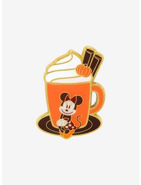 Loungefly Disney Minnie Mouse Pumpkin Spice Latte Enamel Pin - BoxLunch Exclusive, , hi-res
