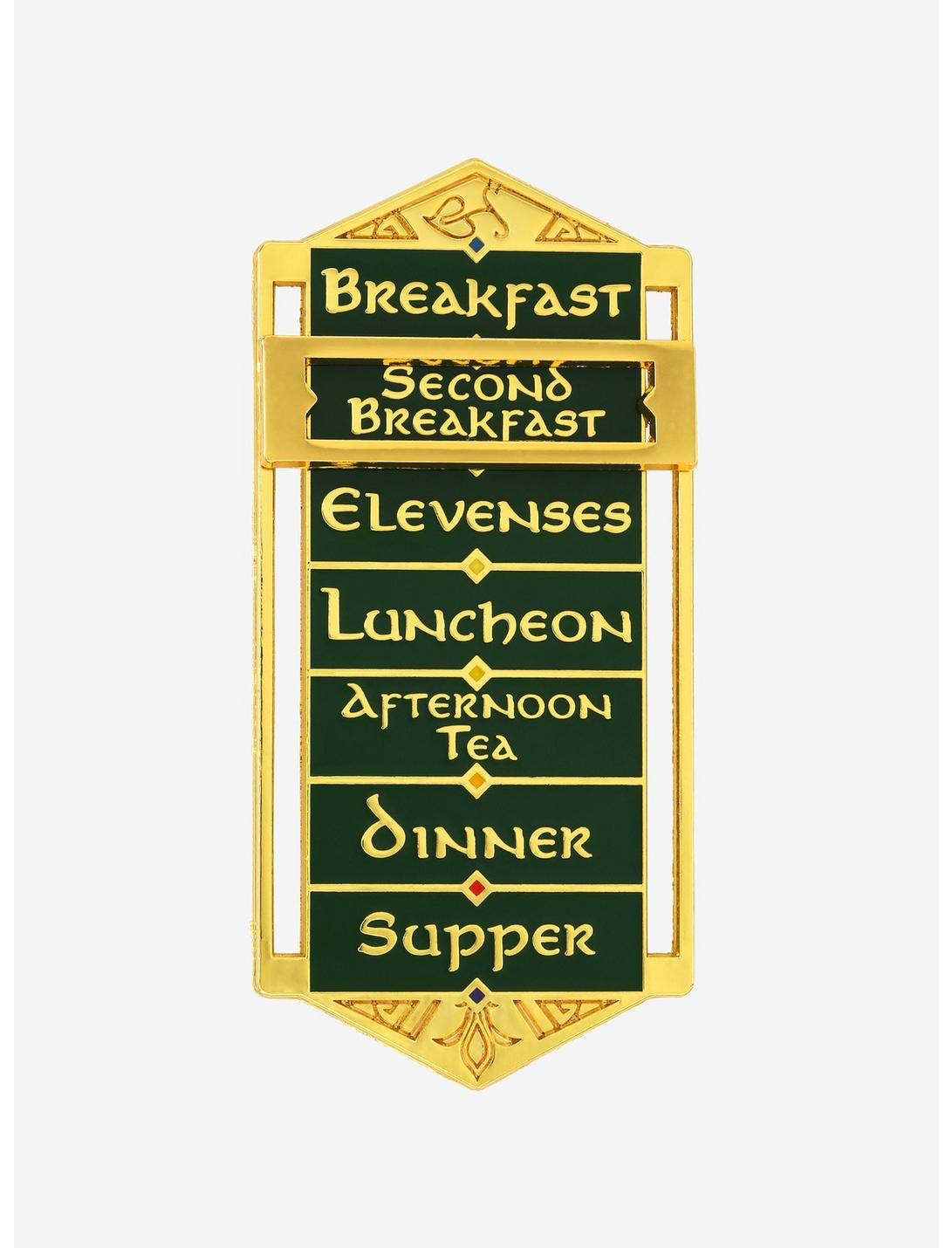 The Lord of the Rings Meals Enamel Pin - BoxLunch Exclusive , , hi-res