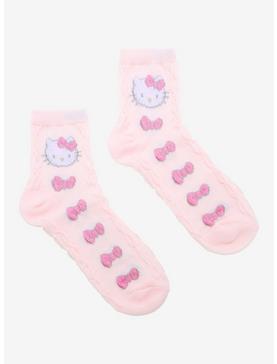 Hello Kitty Socks Girls 2 Pr Low Cut Select Size Sanrio Asst Signature NWT 