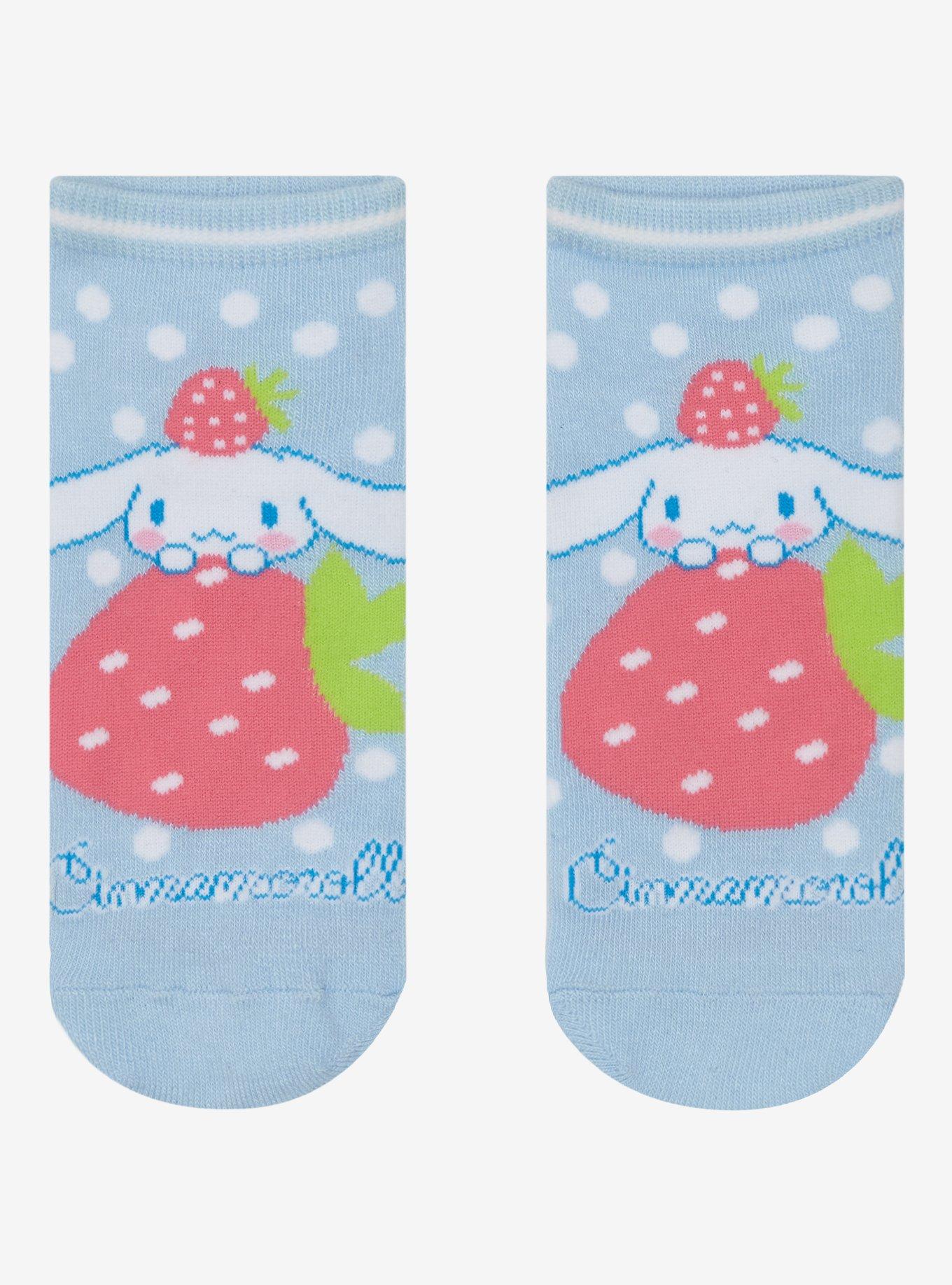 Cinnamoroll Strawberry No-Show Socks, , hi-res