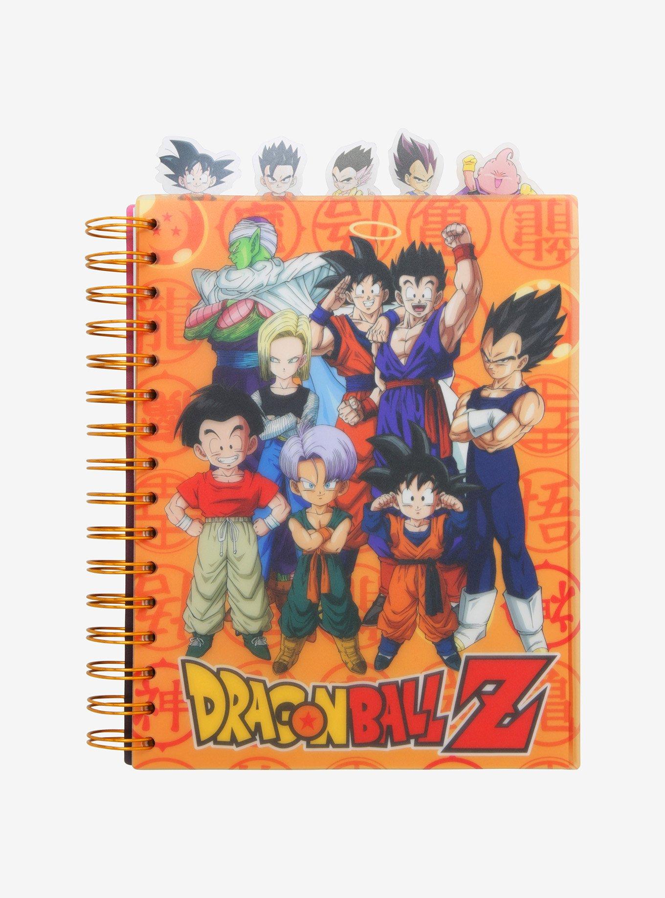 Dragon Ball Z Group Tabbed Journal | Hot Topic