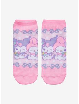 My Melody & Kuromi Pastel No-Show Socks, , hi-res