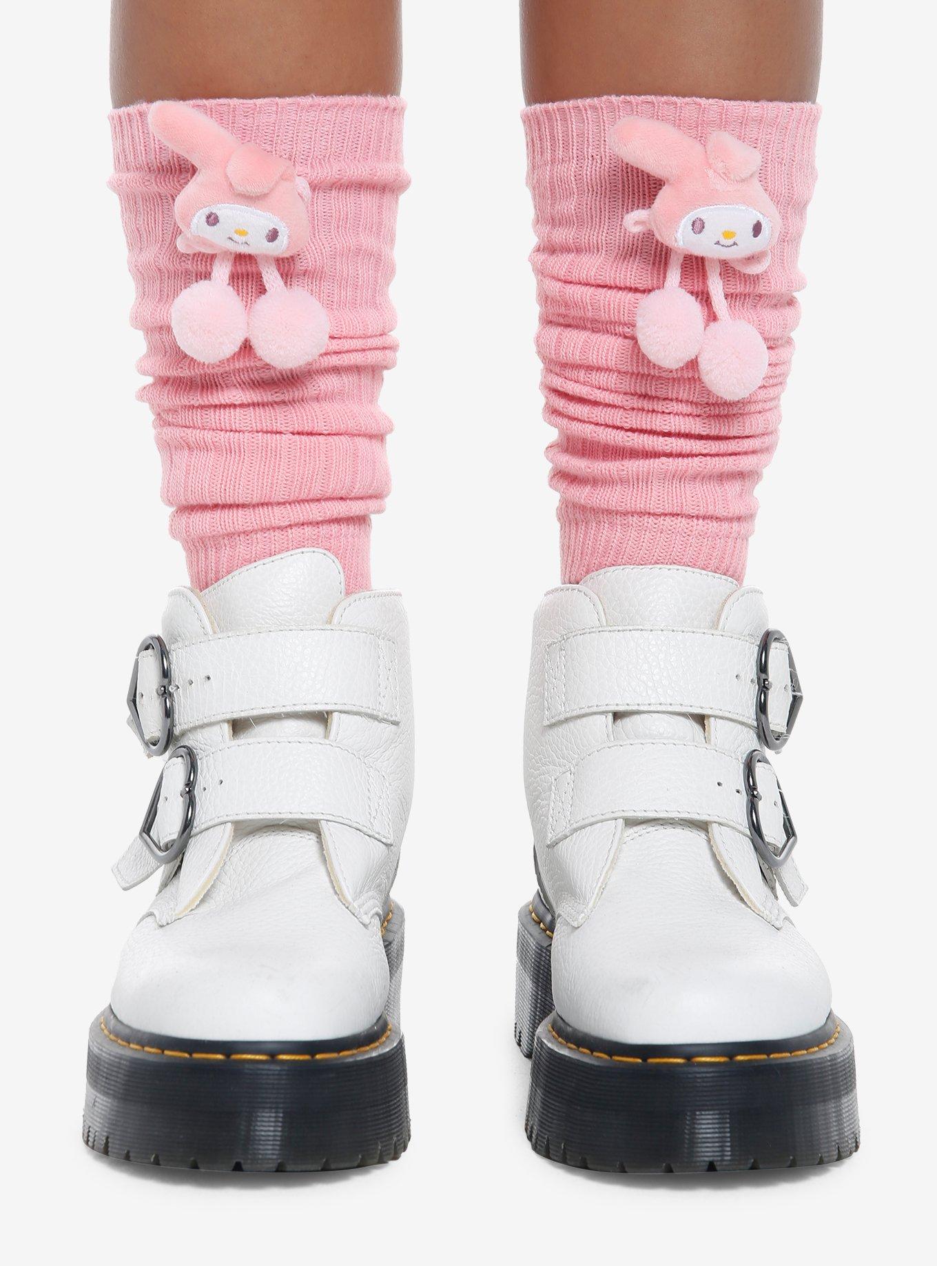 My Melody Plush Leg Warmers, , hi-res