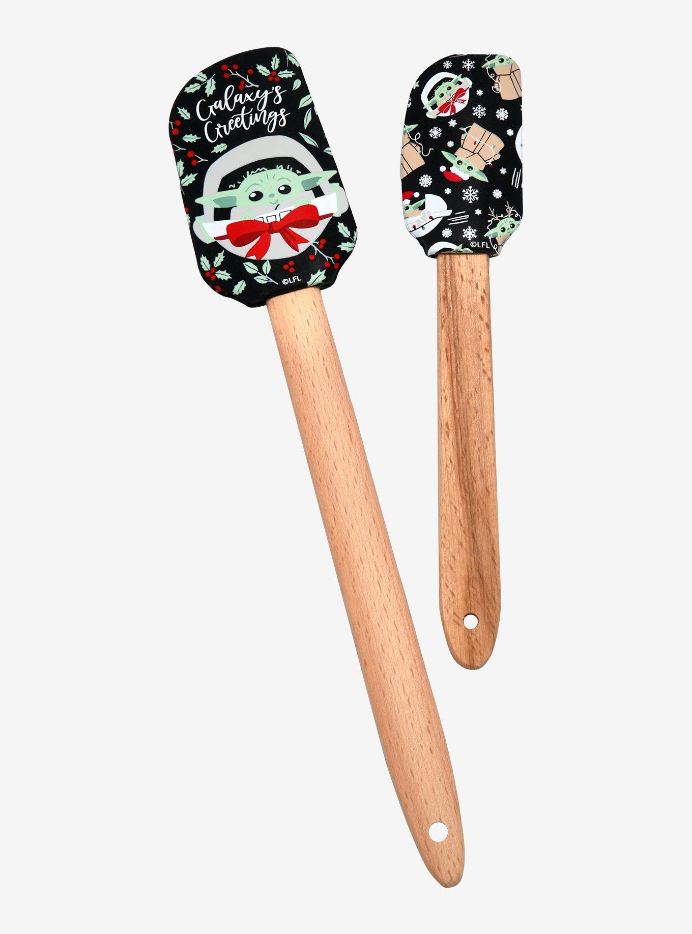 NWT: Star Wars Mandalorian Spatula The Force is Strong w/this One Disney  2x-side