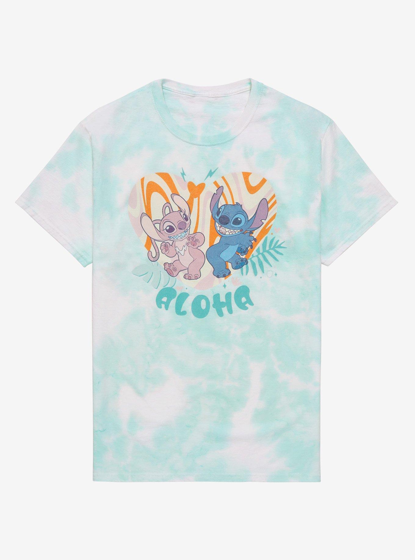 Tie dye best sale stitch shirt