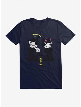 Felix The Cat Good And Evil Felix T-Shirt, NAVY, hi-res