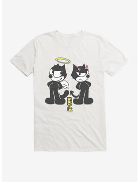 Felix The Cat Good And Evil Felix T-Shirt, WHITE, hi-res