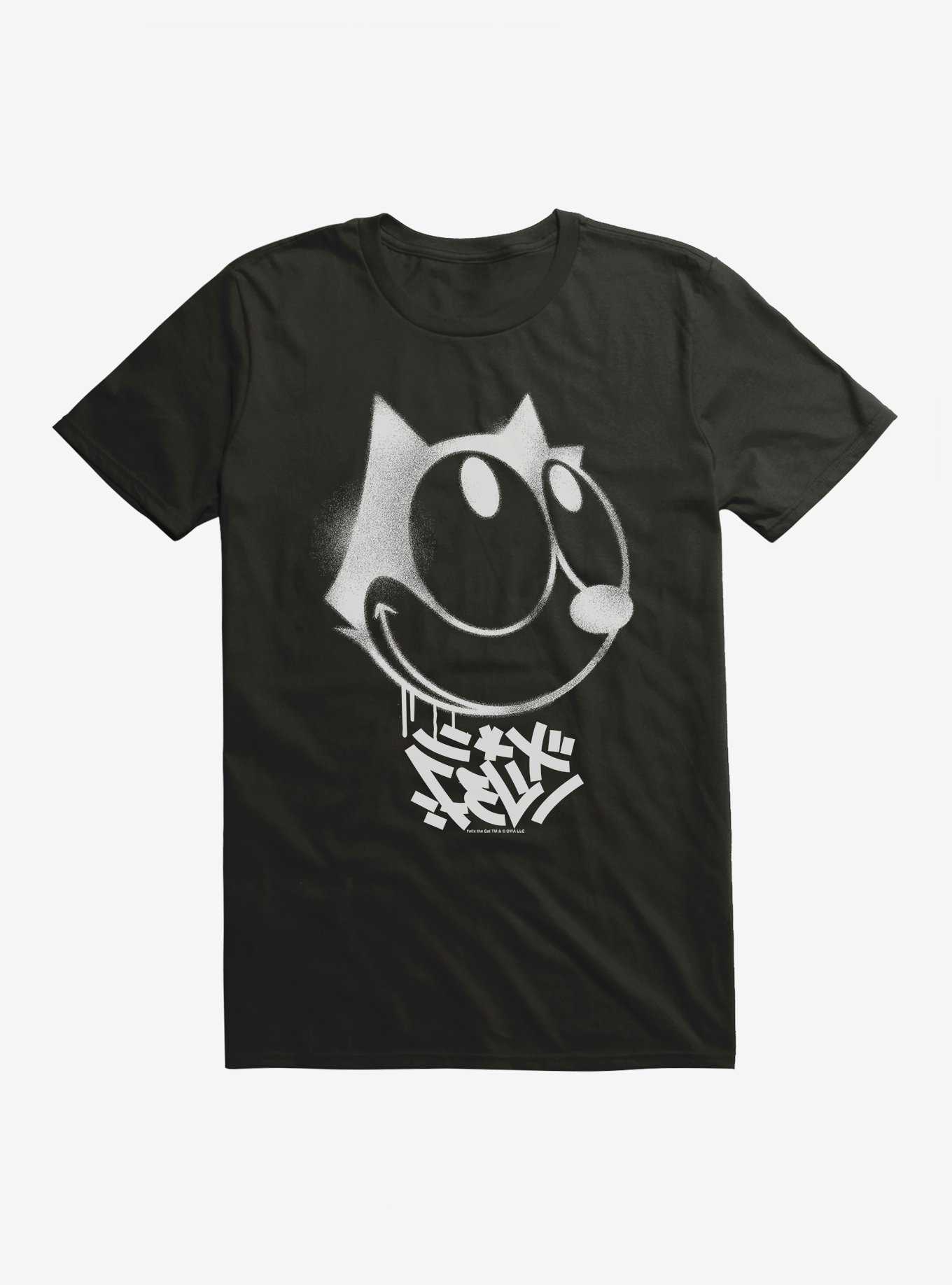 Felix The Cat Graffiti Art Smiling Felix T-Shirt, , hi-res