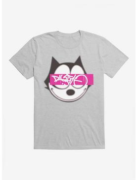 Felix The Cat Graffiti Art Text Box T-Shirt, , hi-res