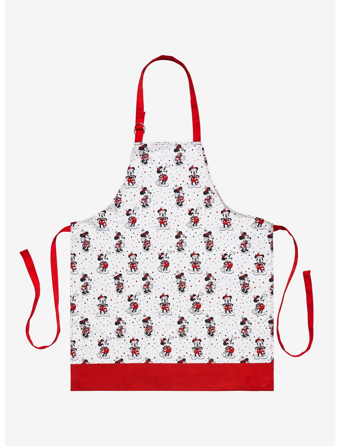 Disney Mickey Mouse & Minnie Mouse Holiday Apron, , hi-res