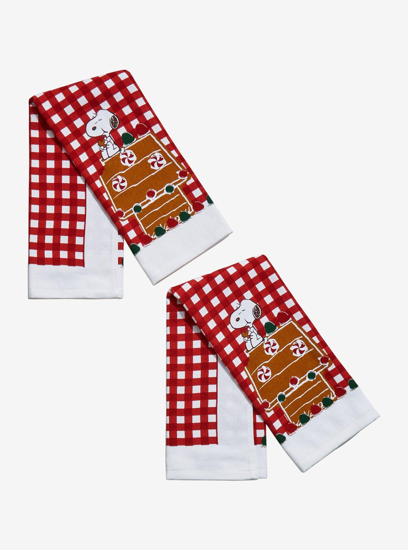 Peanuts Snoopy Gingerbread House Kitchen Towel Set, , hi-res