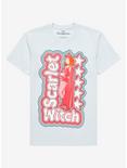 Marvel WandaVision Scarlet Witch Retro Women’s T-Shirt - BoxLunch Exclusive, LIGHT BLUE, hi-res