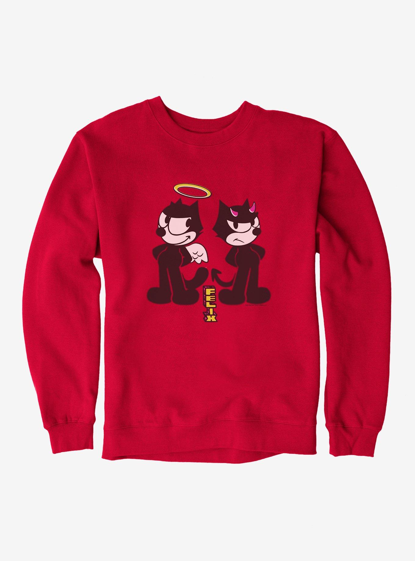 Felix The Cat Good And Evil Felix Sweatshirt, , hi-res