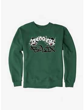 Felix The Cat Split Personality Graffiti Art Sweatshirt, , hi-res