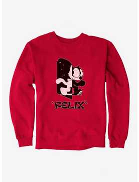 Felix The Cat Black and White Sweatshirt, , hi-res