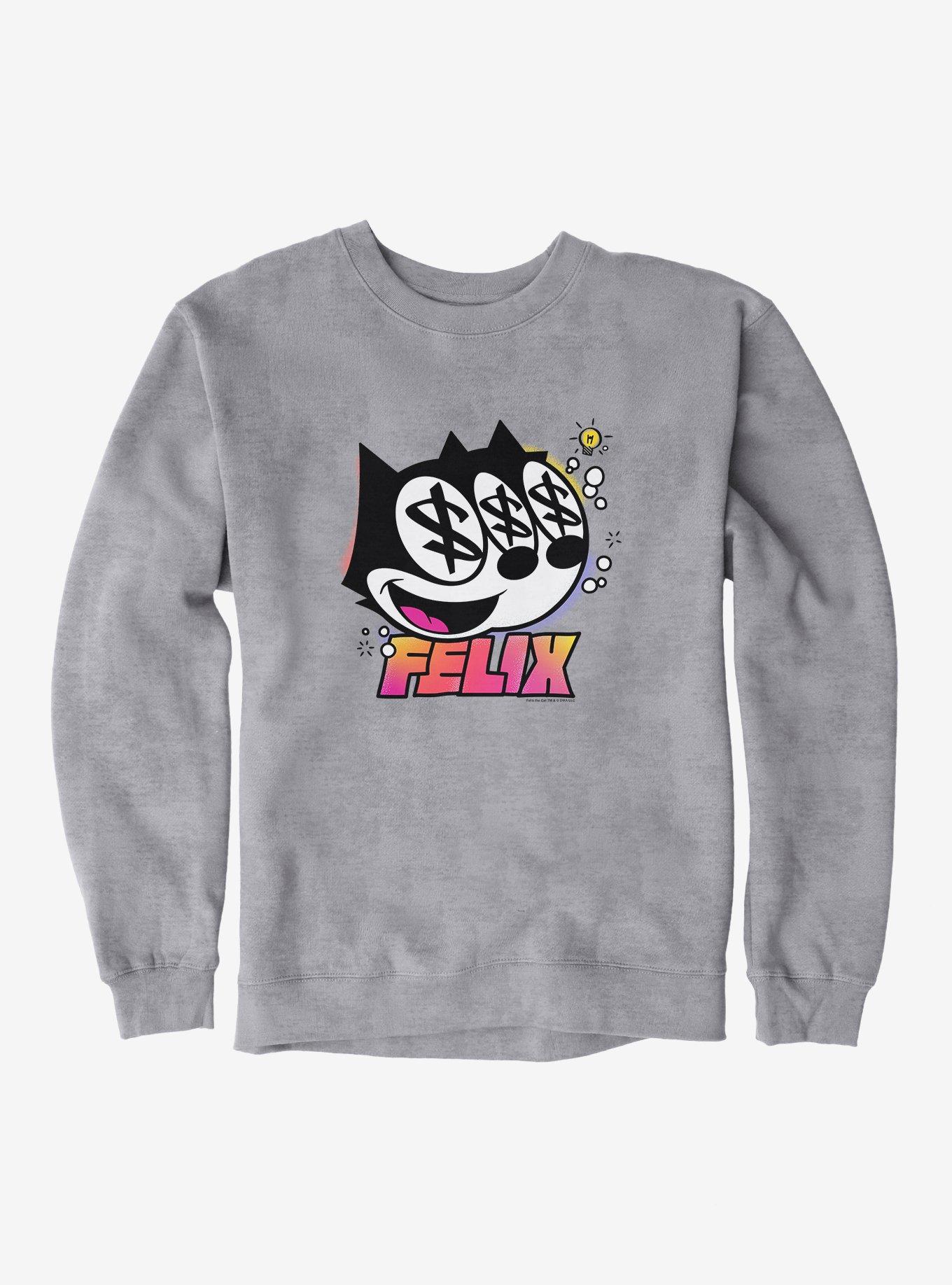 Felix The Cat Dollar Signs Sweatshirt