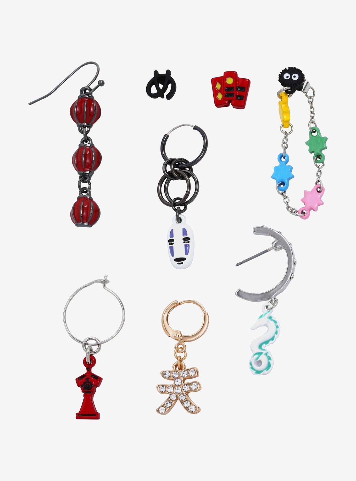 Studio Ghibli Spirited Away Mix & Match Earring Set - BoxLunch Exclusive, , hi-res