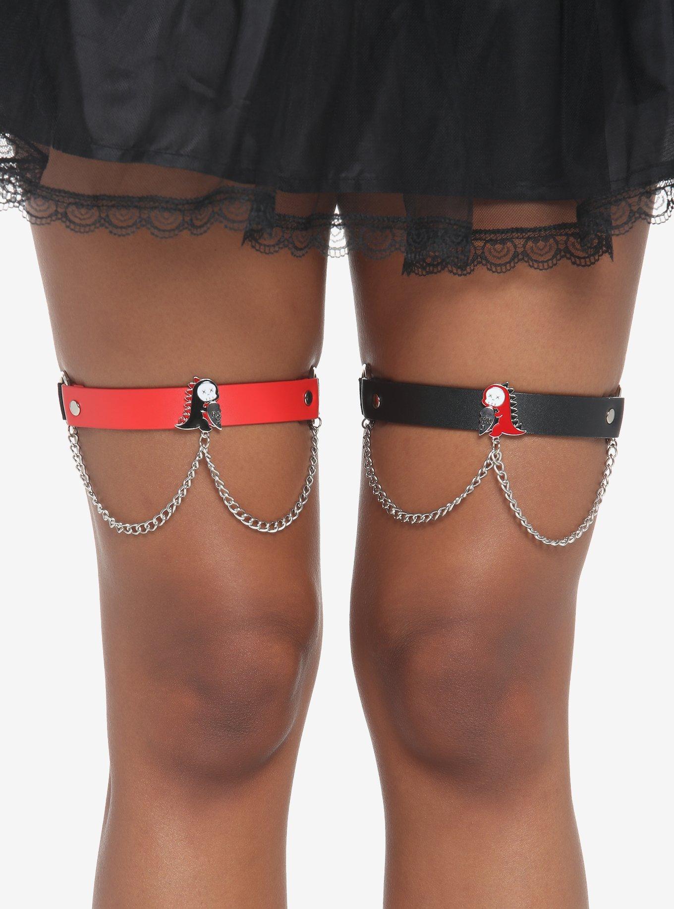 Rawr XD Dinosaur Leg Garter Set, , hi-res