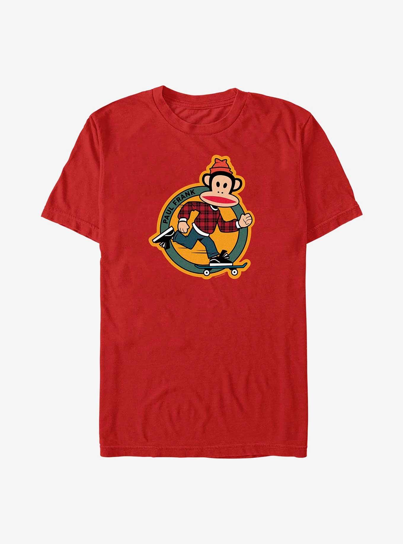 Paul Frank Skateboard Julius T-Shirt, RED, hi-res