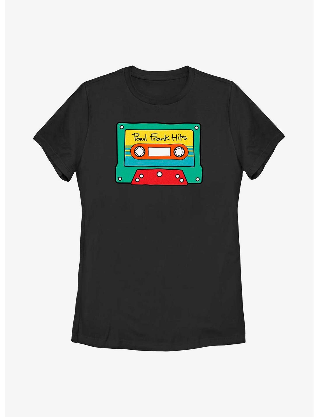 Paul Frank Mix Tape Slides Womens T-Shirt, BLACK, hi-res