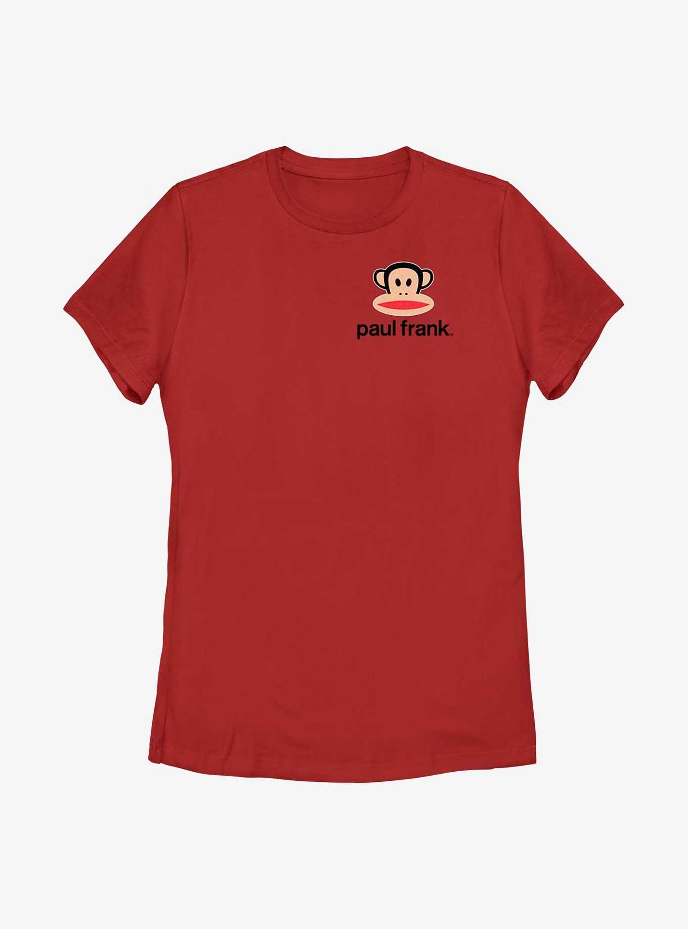 Paul Frank Julius Head Corner Womens T-Shirt, RED, hi-res