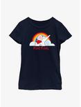 Paul Frank Rainbow Ellie Youth Girls T-Shirt, NAVY, hi-res