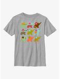 Paul Frank Ellie Pattern Youth T-Shirt, ATH HTR, hi-res