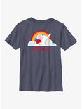 Paul Frank Rainbow Ellie Youth T-Shirt, NAVY HTR, hi-res