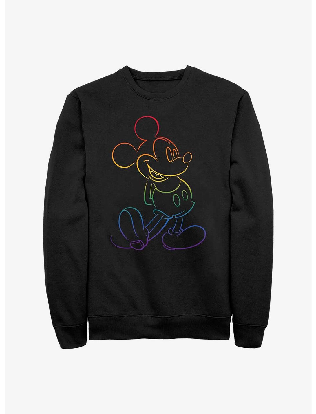 Disney Mickey Mouse Big Pride Sweatshirt, BLACK, hi-res
