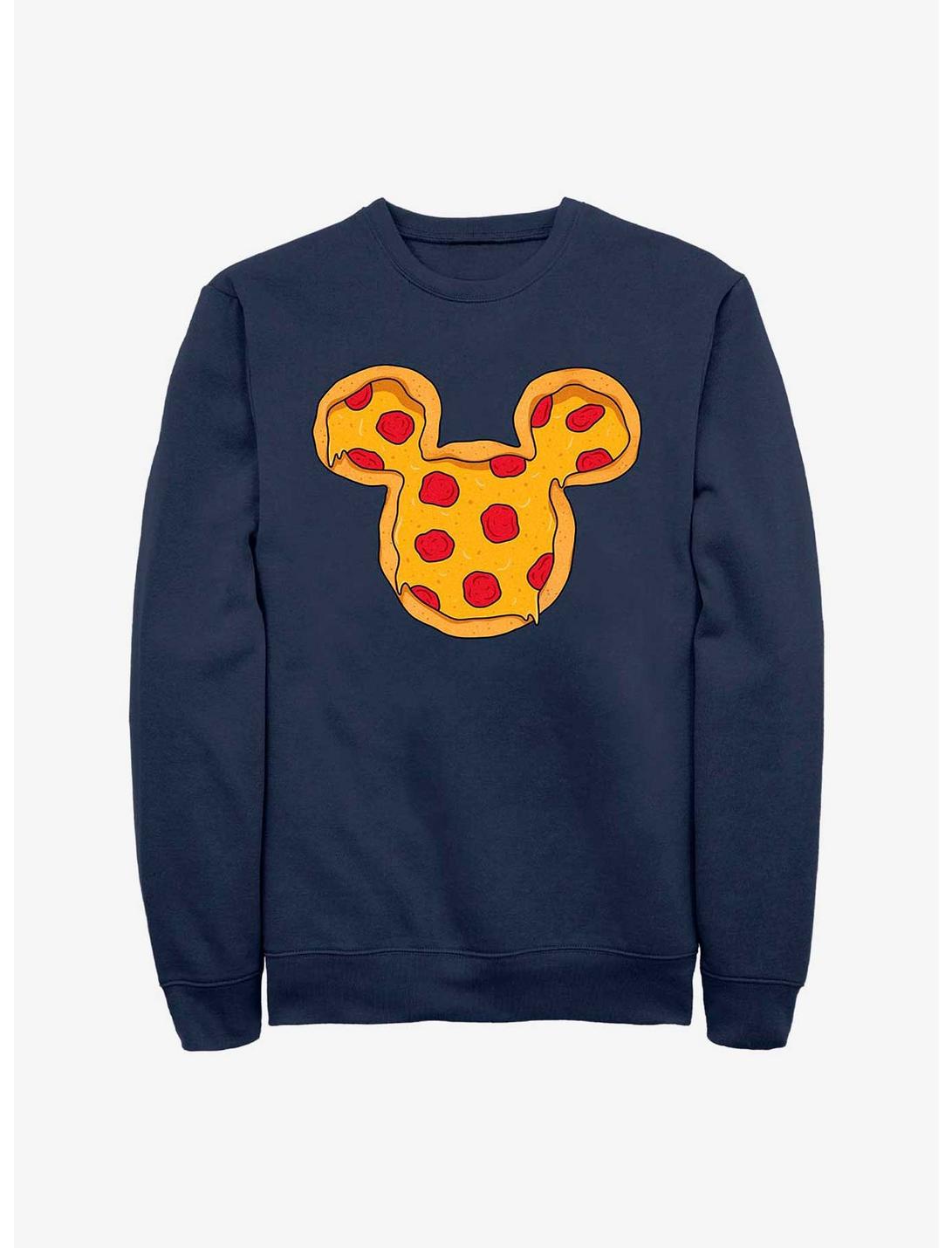 Disney Mickey Mouse Pizza Ears Sweatshirt, NAVY, hi-res
