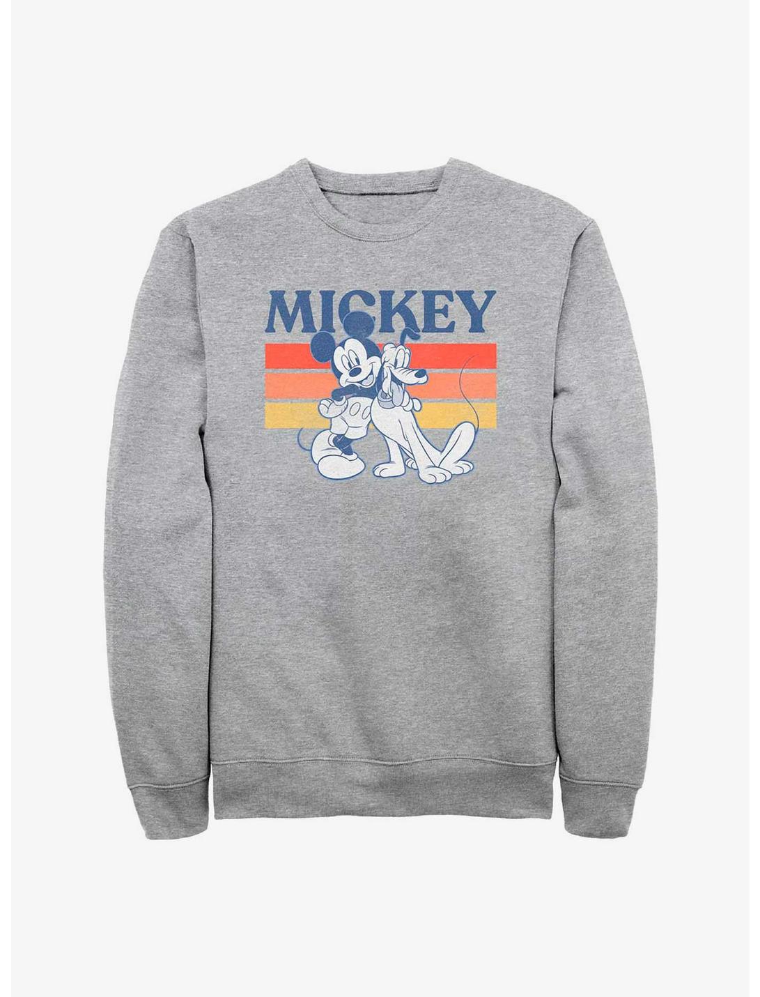 Disney Mickey Mouse Retro Pluto Sweatshirt, ATH HTR, hi-res