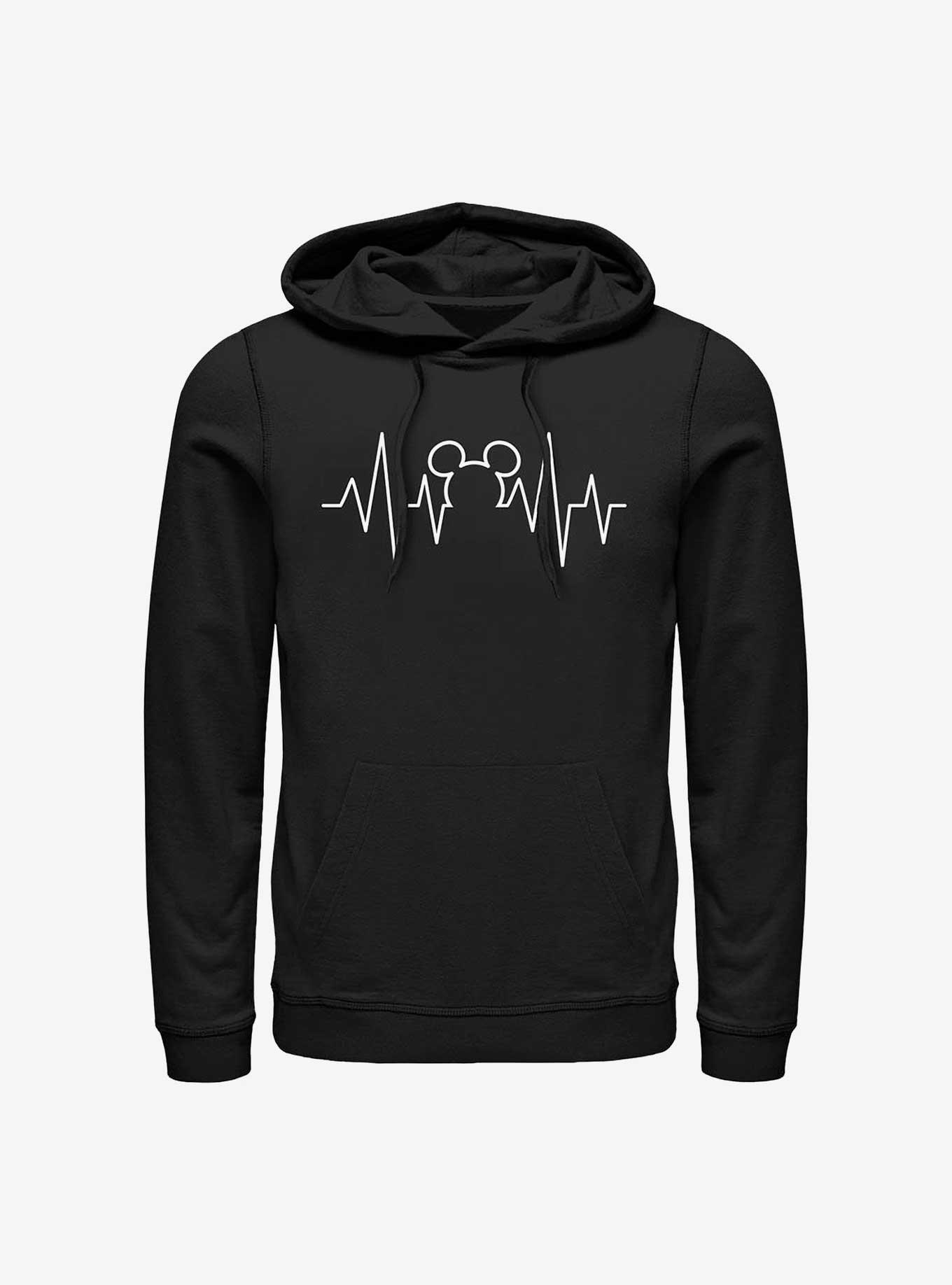 Disney Mickey Mouse Heartline Hoodie, BLACK, hi-res