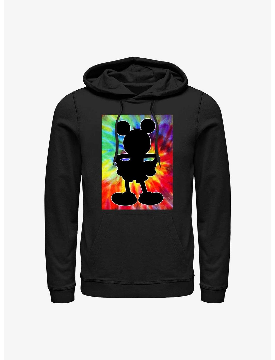 Disney Mickey Mouse Psychadelic Hoodie, BLACK, hi-res