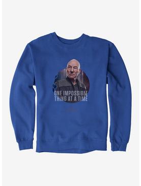 Star Trek: Picard One Thing At A Time Sweatshirt, ROYAL BLUE, hi-res