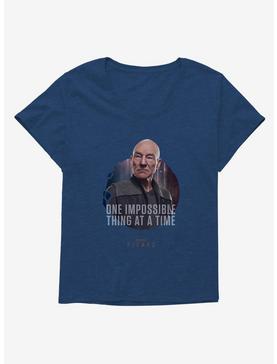 Star Trek: Picard One Thing At A Time Girls T-Shirt Plus Size, NAVY, hi-res