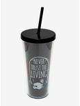Never Trust The Living Tombstone Acrylic Travel Cup, , hi-res