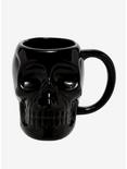 Black Skull Figural Mug, , hi-res