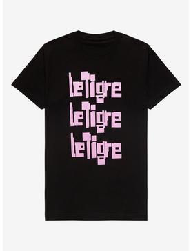Le Tigre Pink Logo Boyfriend Fit Girls T-Shirt, , hi-res