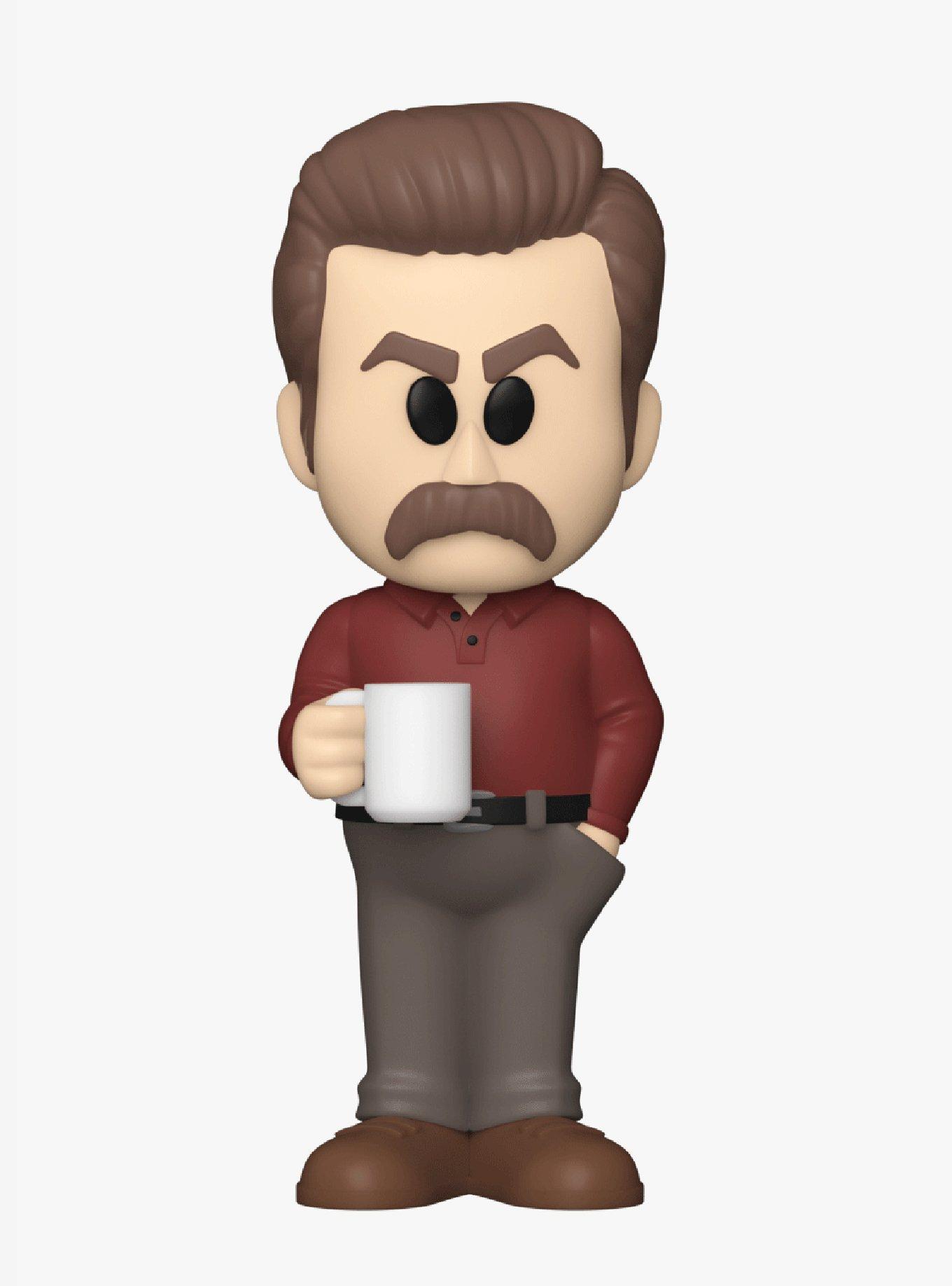 Funko Pop! Ron Swanson – Parks And Rec Figur, 9,5 Cm, Mit Schutzbox