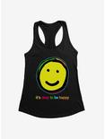ICreate Happy Face Womens Tank Top, , hi-res