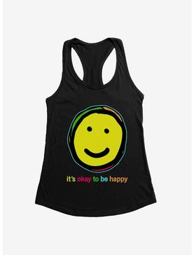 ICreate Happy Face Womens Tank Top, , hi-res