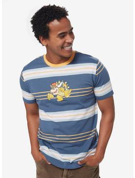 Nintendo Super Mario Bros. Bowser Striped T-Shirt - BoxLunch Exclusive, , hi-res