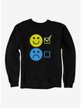 ICreate Happy Check Sweatshirt, , hi-res