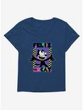 Felix The Cat 90s Checkers Graphic Womens T-Shirt Plus Size, , hi-res