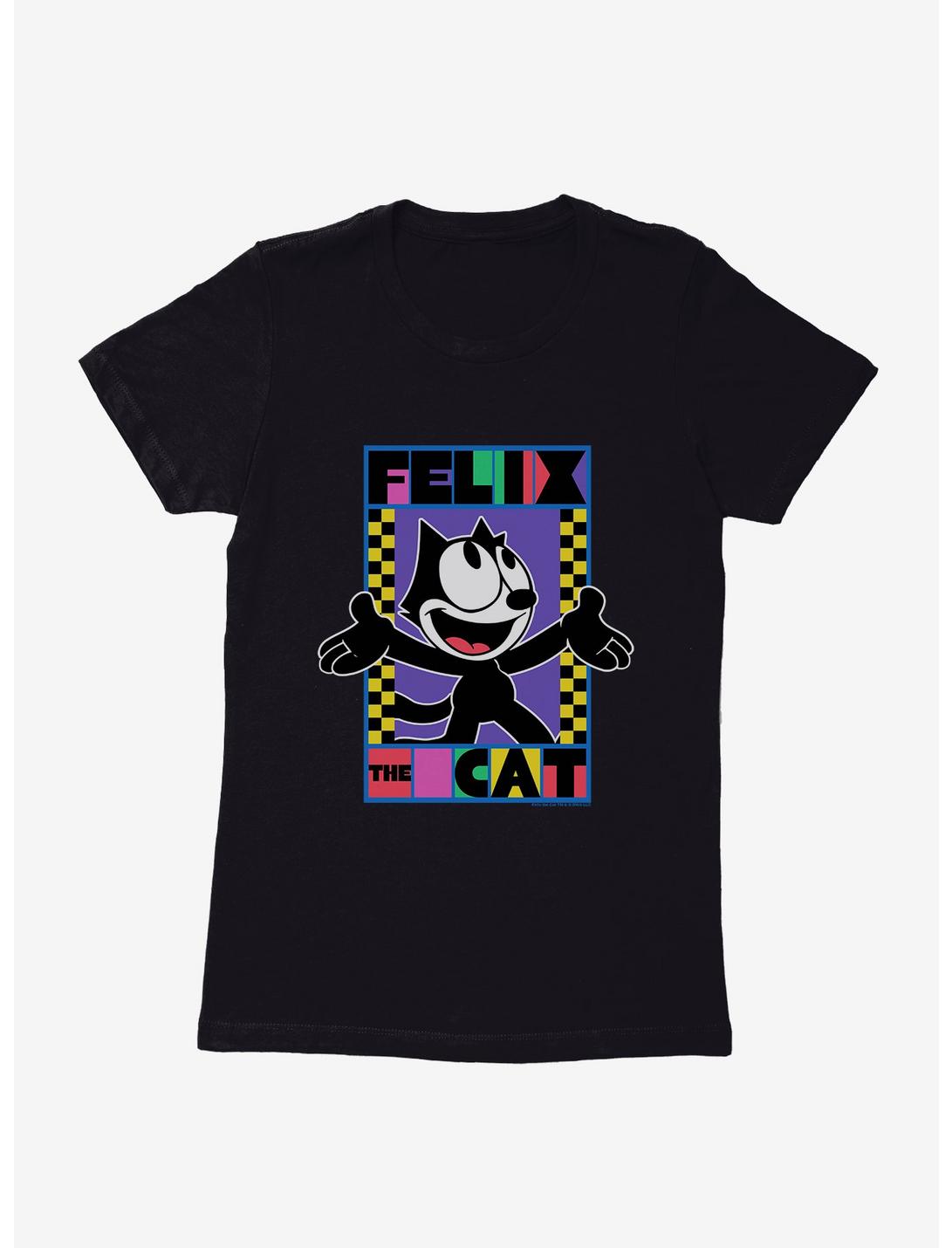 Felix The Cat 90s Checkers Graphic Womens T-Shirt, , hi-res