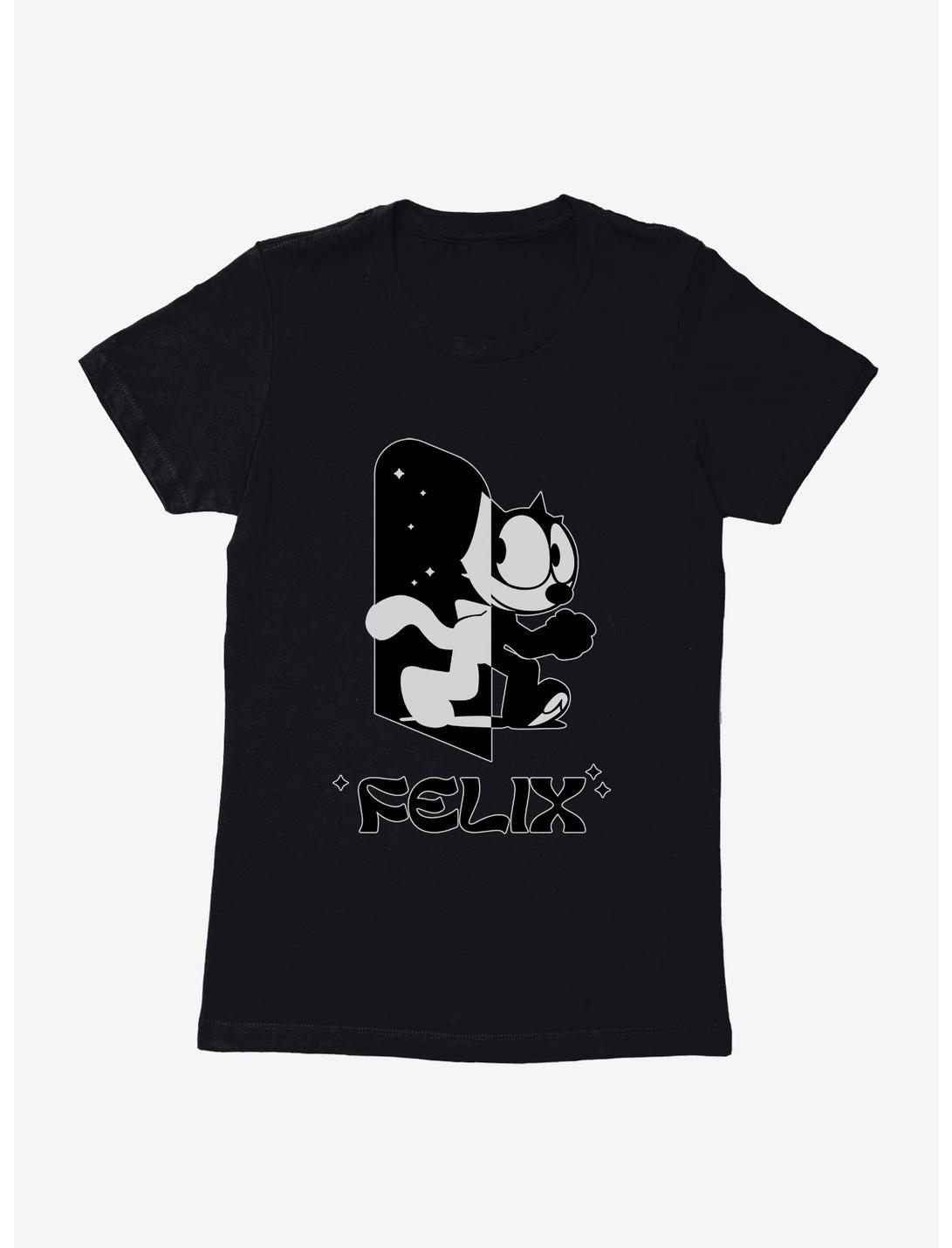 Felix The Cat Black and White Womens T-Shirt, , hi-res