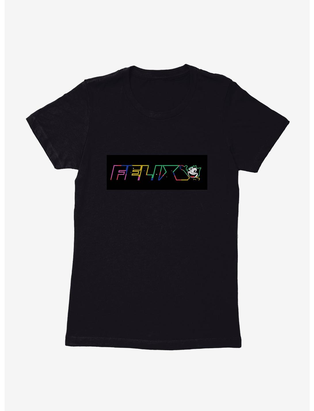 Felix The Cat Neon Space Womens T-Shirt, , hi-res