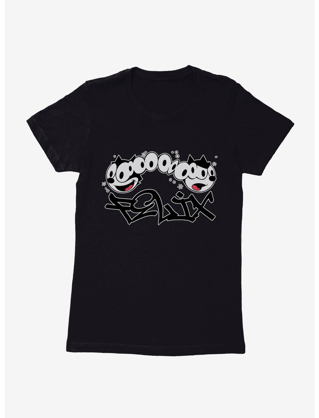 Felix The Cat Split Personality Graffiti Art Womens T-Shirt, , hi-res