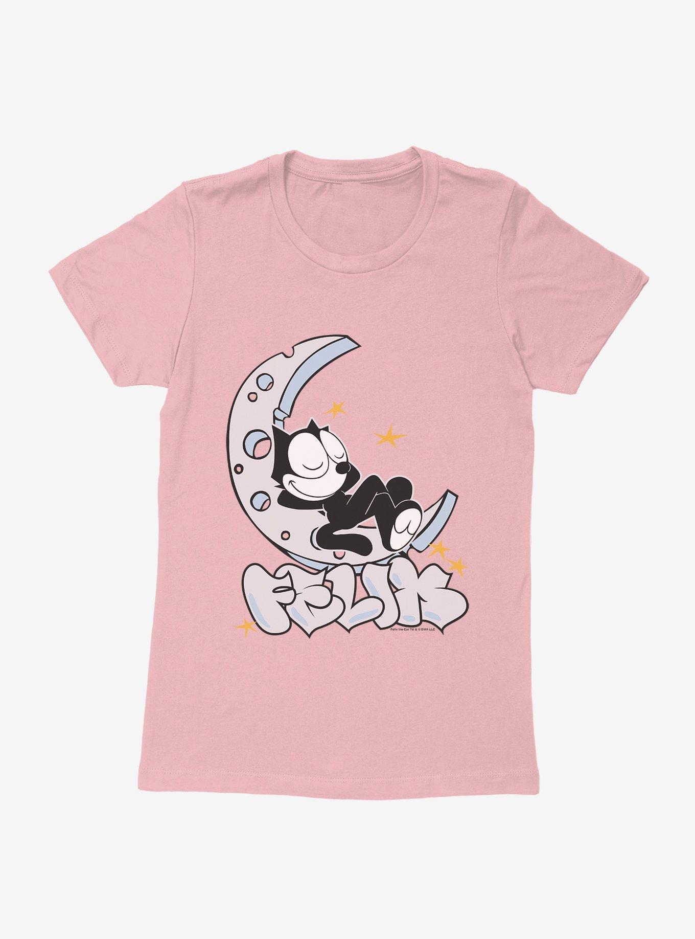 Felix The Cat Sweet Dreams Womens T-Shirt, LIGHT PINK, hi-res